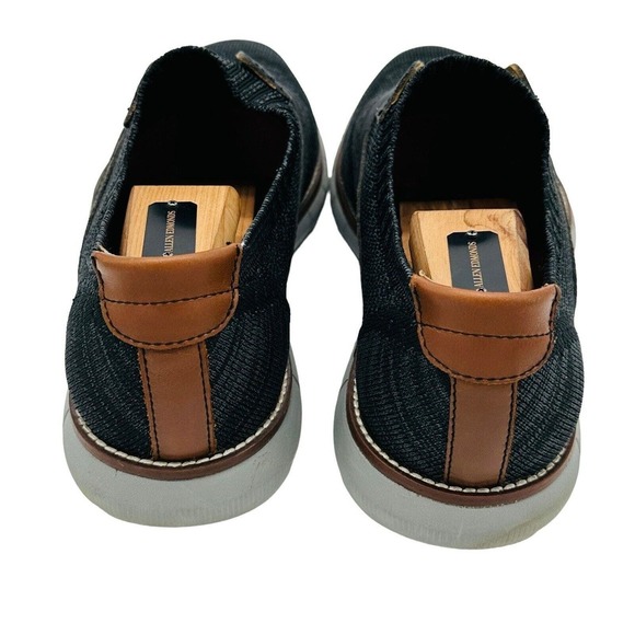 Johnston & Murphy Holden Knit Wingtip Oxford Shoes Memory Foam Mens Size 9 Gray - Picture 9 of 12